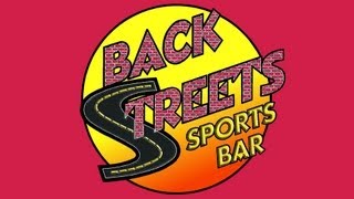 Back Streets Sports Bar Food Specials Commercial  Cape Coral Florida Restaurant [upl. by Ebocaj]