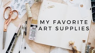 my favorite art supplies [upl. by Beatrice839]