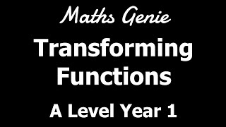 Transforming Functions [upl. by Colver]