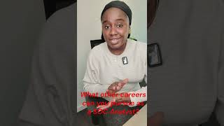 SOC Analyst career path  What other careers can you pursue socanalyst shorts  career [upl. by Klarika]