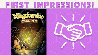 Kingdomino Origins  First Impressions King of the Dominos [upl. by Cameron188]