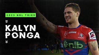 Kalyn Pongas 2023 tryscoring season  NRL [upl. by Arrotal]