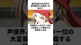 年収7000万円で声優界一位の大富豪として君臨する林原めぐみの雑学 林原めぐみ ＃高山みなみ 石田彰 緒方賢 [upl. by Lavina]