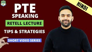 PTE Speaking Retell Lecture HINDI  Short Video Series  Tips amp Strategies  Language Academy [upl. by Sumerlin]