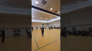 Rivkah 4 Services In A Row Life Christian Academy vs Tenoroc High School JV volleyball ace 4k fy [upl. by Meisel]