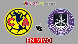 AMERICA VS MAZATLAN EN VIVO  LIGA BBVA MX FEMENIL APERTURA 2024  DONDE VER EN VIVO [upl. by Solegnave963]