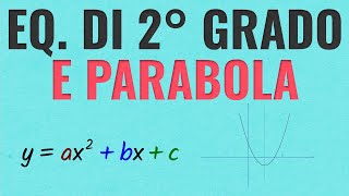 Equazioni di Secondo Grado e Parabola [upl. by Blase]