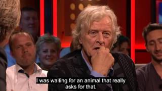 Rutger Hauer on De wereld draait door September 18 2013 with English Subtitles [upl. by Inger]