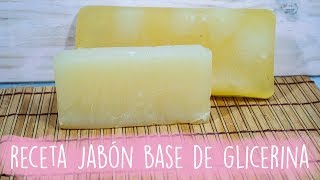 Cómo hacer jabón base de glicerina 🧼 desde cero [upl. by Anitrak]