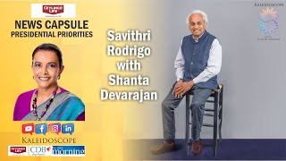 Kaleidoscope News Capsule with Prof Shanta Devarajan on Presidential Priorities 26th Sept 2024 [upl. by Lenes956]