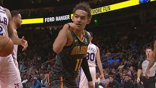 Trae Young Career High 18 Asts 39 Pts vs 76ers 201920 NBA Season [upl. by Icam190]