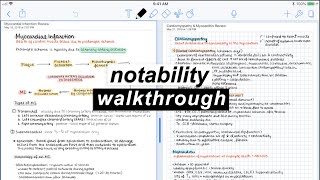 Notability on the iPad  Walkthrough amp Review ✏️ [upl. by Elison215]