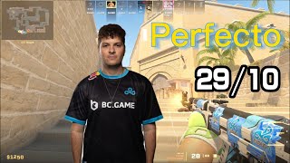 Perfecto CS2 MIRAGE POV （2910）￨ 1v4 ￨2 Triple Kills￨ CS2 FACEIT POV Jan 24 2024 [upl. by Retsel]