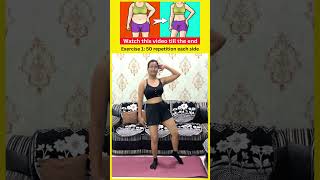 Reduce Love Handles amp Side Fat  Home Workout for Women sidefatworkout homeworkout fitathome [upl. by Assetal42]