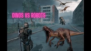 ROBOTS contra DINOSAURIOS Battle Royale [upl. by Ahtera]