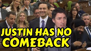 Trudeau Goes Silent After Poilievre Answers This Question [upl. by Brier]