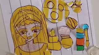 💸Paperdiy💸 Barbie Doll Makeover tutorial  Beautiful doll makeup💄paper play [upl. by Ram944]