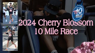 Two PRs in One Race  Cherry Blossom 10 Mile [upl. by Yorle]