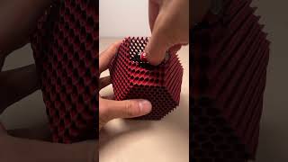 Hex o‘clock tableclock clockwork asmr 3dprinting diy interiordesign geometrical hexagon [upl. by Norman112]