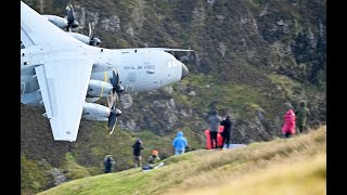 A400m Atlas Low Level Mach Loop [upl. by Jammie]