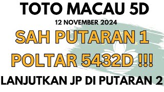 PREDIKSI MACAU 5D 12 NOVEMBER 2024  BOCORAN TOTO MACAU 5D HARI INI  TTM 5D  RUMUS TOTO MACAU 5D [upl. by Yrogiarc]