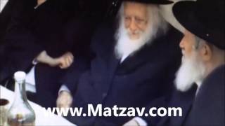 Motty Steinmetz Sings for Rav Chaim Kanievsky [upl. by Lilah]