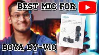 Boya BYV10 Unboxing amp Review  Budget Wireless Mic for YouTube 🔥 [upl. by Oirobil]