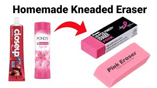 How to make Kneaded Eraser at homeDIY Eraser homemade Kneaded Eraser Moldable Eraser [upl. by Aihsotan459]