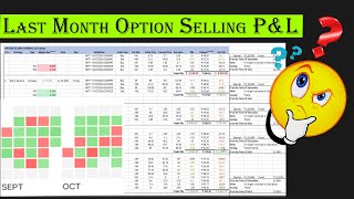 October Month Option Selling PampL [upl. by Cirdec]