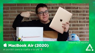  MacBook Air 2020 el portátil para la uni 📚 unboxing y novedades [upl. by Atinid830]