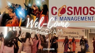 Cosmos welcome program  cosmos  wel come program in kathmandu  Cosmoswelcome yt bibek06 [upl. by Crysta]