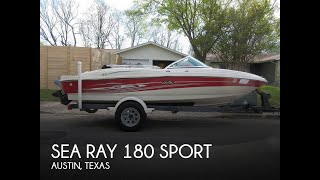 SOLD Used 2004 Sea Ray 180 Sport in Austin Texas [upl. by Urania]