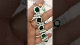 Best Quality American Diamond Micro Zarcon Breacletfor order 03204803737 [upl. by Ridglee]