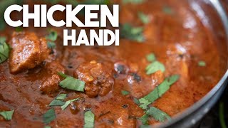 Chicken Handi  One pot curry  Kravings [upl. by Ilamad]