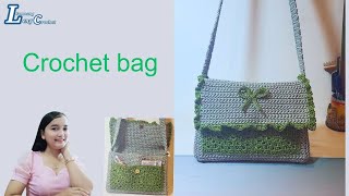 Easy crochet bag How to crochet bag crochet ideas [upl. by Ahsilet]