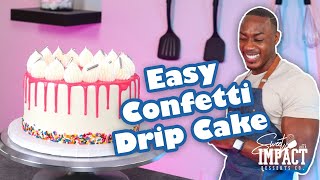 How To Make A Drip Cake  The Sweet Impact [upl. by Etireugram]