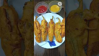 লঙ্কার চপ রেসিপিCHILLI CHOP RECIPE 😋 shorts youtubeshorts cooking recipe [upl. by Jacobina208]