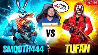 SMOOTH 444 VS TUFAN FF 4 VS 4 CLASH SQUAD 🥵  100k Krwado 😁 [upl. by Emmett]