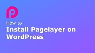 PageLayer – Drag and Drop website builder  How to Install Pagelayer [upl. by Gabie]