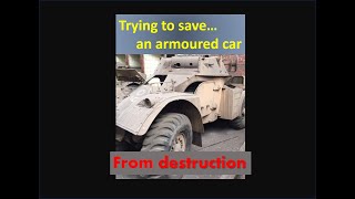 Panhard AML20 saving from crusher [upl. by Rhynd]