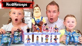 Opening Hello Neighbor Blind Bags Toy Statues from Domez [upl. by Blanka273]