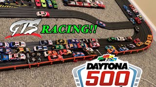 The Daytona 500 Slot Car Nascar Racing [upl. by Nosreffej]