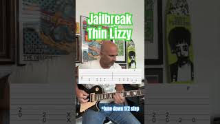 Jailbreak Thin Lizzy Guitar Lesson  Tutorial guitar guitarlessons thinlizzy [upl. by Burra]