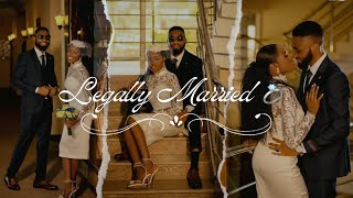 I’M LEGALLY MARRIED💍 My Private Civil Wedding at Ikoyi Registry Lagos Court Wedding Ceremony Vlog [upl. by Kowal]