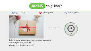 Aptis ESOL Speaking Part 4 │ Test 14 PresentGift [upl. by Hiasi]