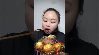 This Pork Belly Fried Eggs amp Veggies Mukbang Speaks Louder Than Words [upl. by Yerac466]