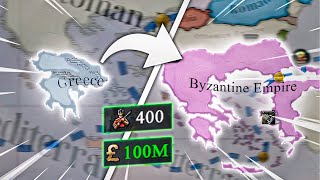 I formed BYZANTIUM as GREECE in Victoria 3 [upl. by Einobe]