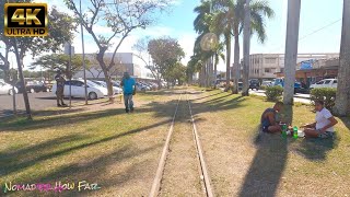 Walk along the train line through the centre of Lautoka Fiji 🚂 [upl. by Tallbott69]