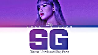 DEMO LISA  SG Unreleased Rap Part Color Coded Lyrics [upl. by Goer]