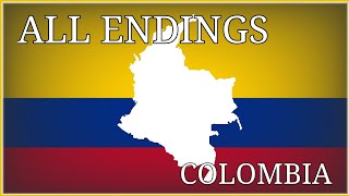 🇨🇴 ALL ENDINGS  COLOMBIA 🇨🇴 [upl. by Kerrie]